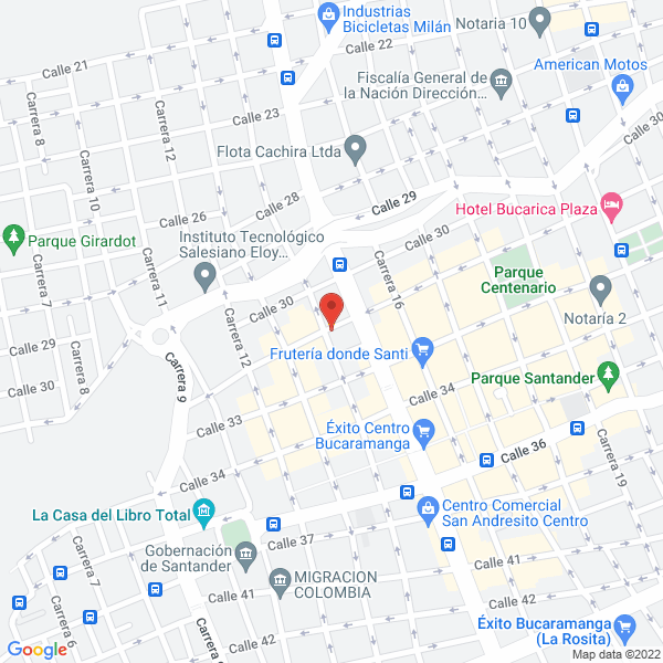 Map of Almacén Josgal