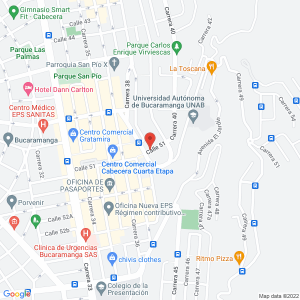 Map of Oncomevih S.A.