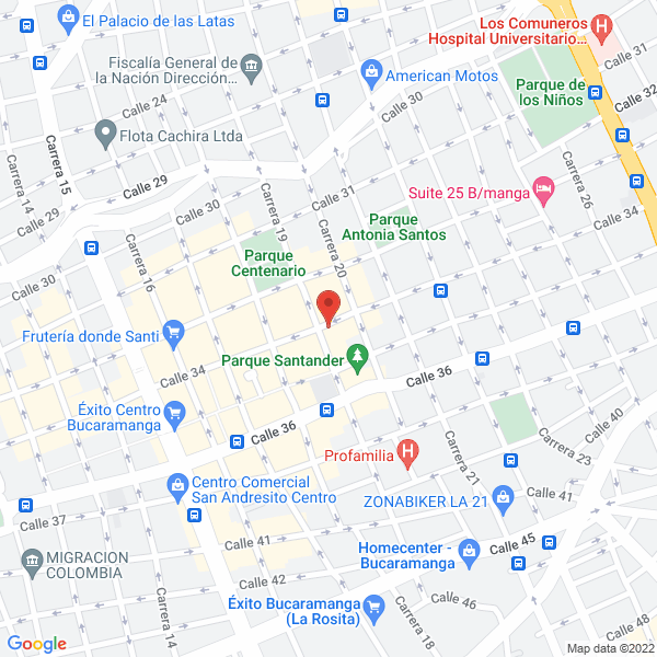 Map of La Red Ltda.