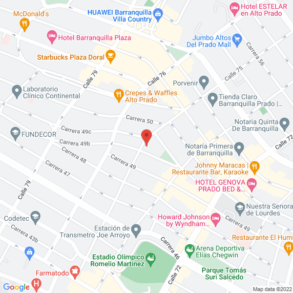 Map of Solair Plus S.A.S.