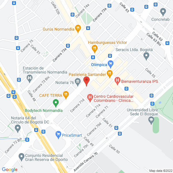 Mapa de Restaurante Portal China- Quiero Clientes