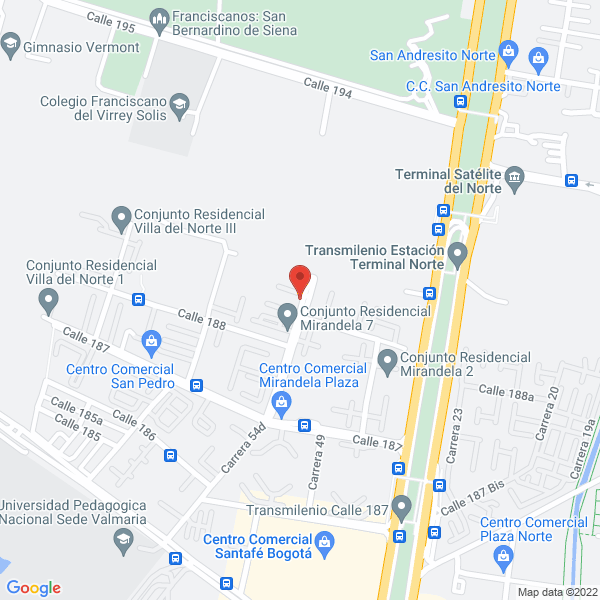 Mapa de Jorge Leon Galat Chediak