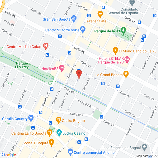 Mapa de Andres Gustavo Gutierrez Gomez
