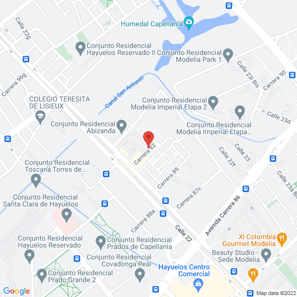 Mapa de Casa Comercial La Pradera City