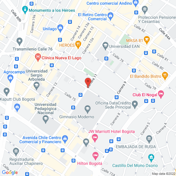 Mapa de S M S Papeleria