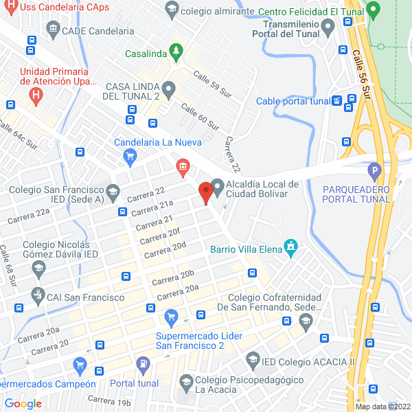 Mapa de Luis Orlando Madero Rico