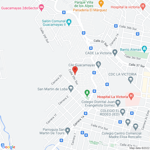 Mapa de Nohora Aydee Pirajan Español