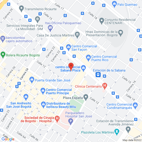 Mapa de Productos De La Fuente