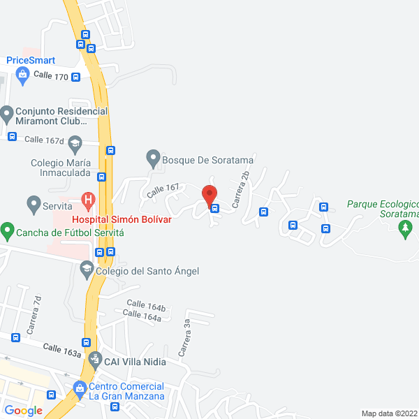 Mapa de Rojas Luis Eduardo