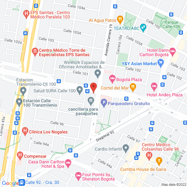 Mapa de Excelec S.A.S.
