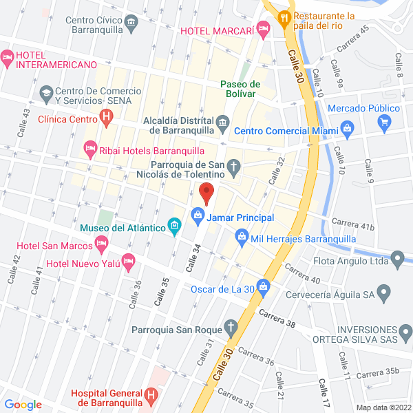 Map of Exicell Idelfonso