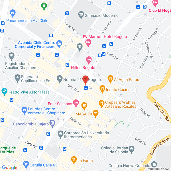 Mapa de Eximinum International