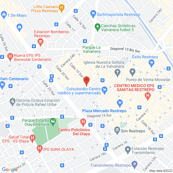 Mapa de Fábrica Nacional Paar Ltda.
