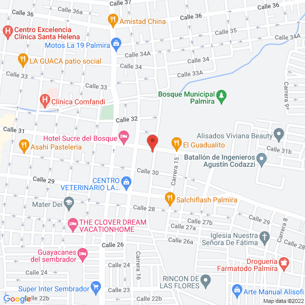 Map of Fama La Macarena