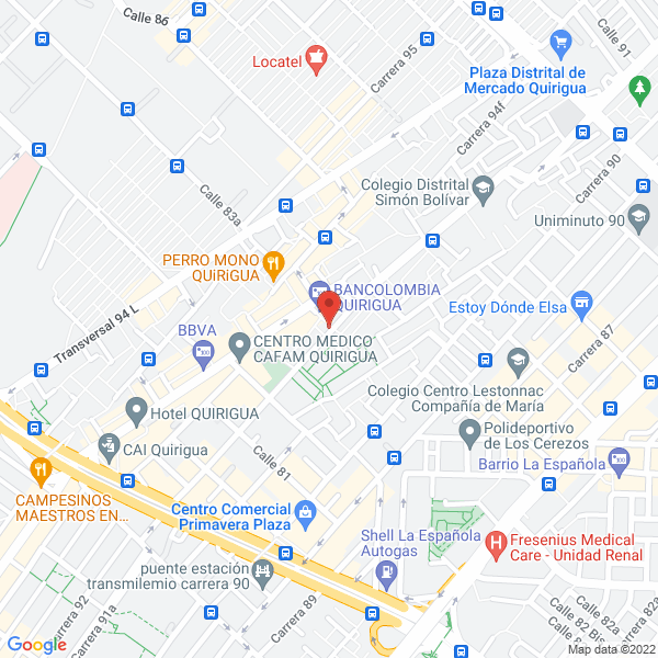 Mapa de Billares El Rubi