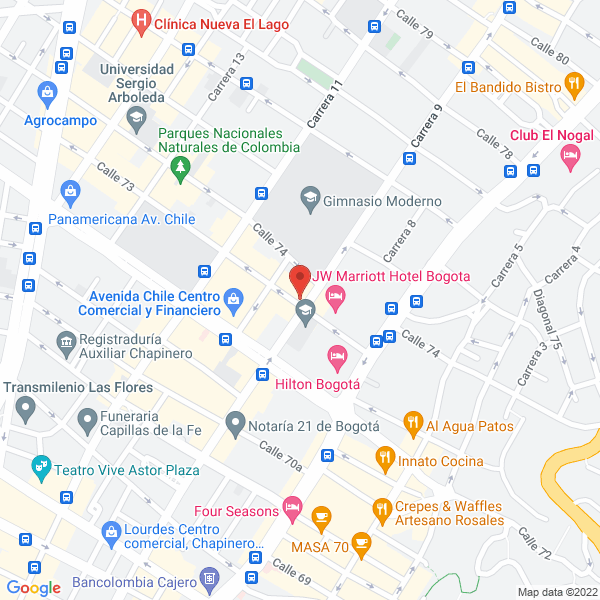 Mapa de Blue Doors Collection S.A.S.