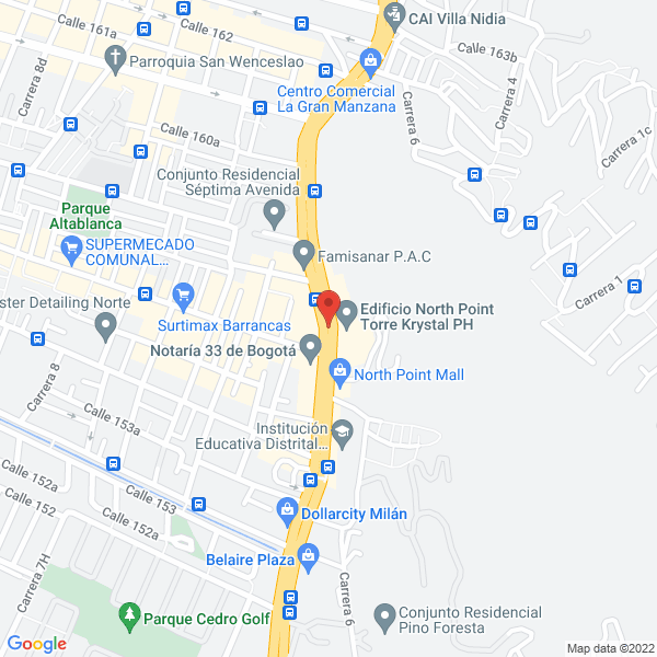 Mapa de Bocconia S.A.S.