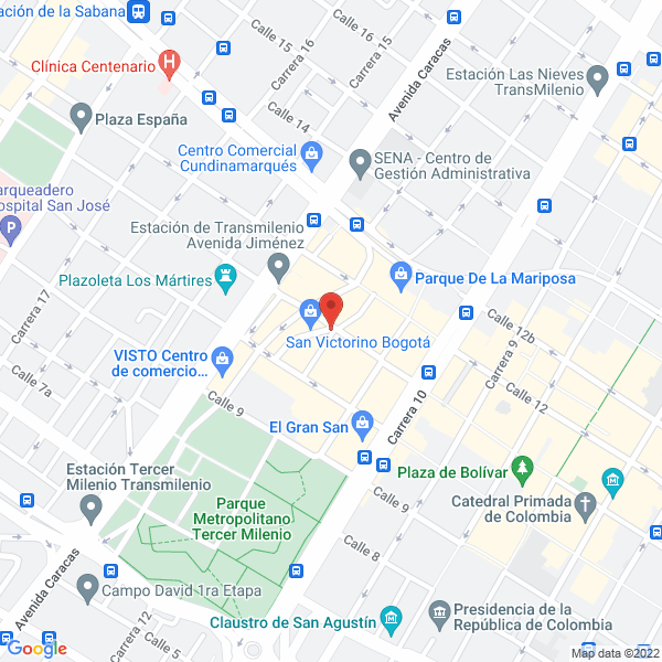 Mapa de Bodega Mayorista Obg