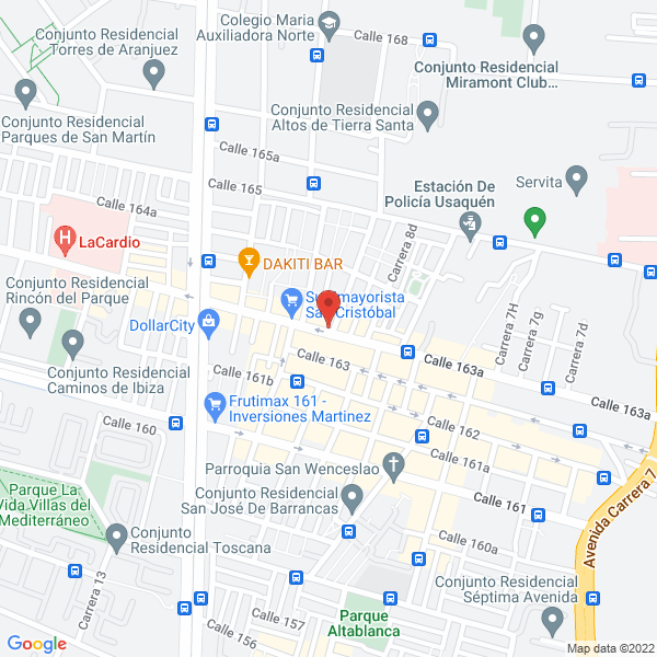 Mapa de Bodegón Del Norte