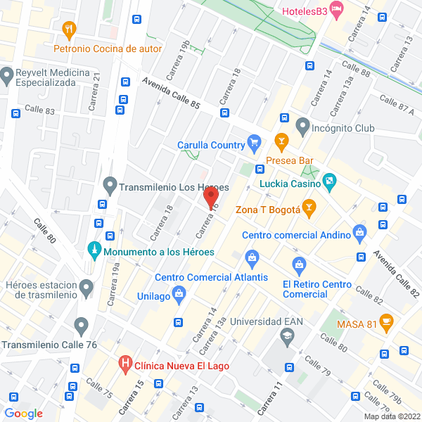 Mapa de Body Shop Ortopedicos Ltda.