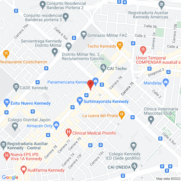 Mapa de Bogotana De Alimentos