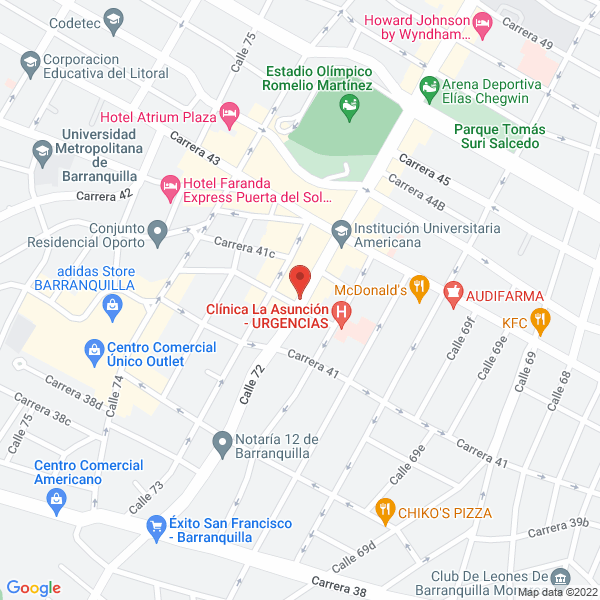 Map of Bp Producciones Y Logistica S.A.S.