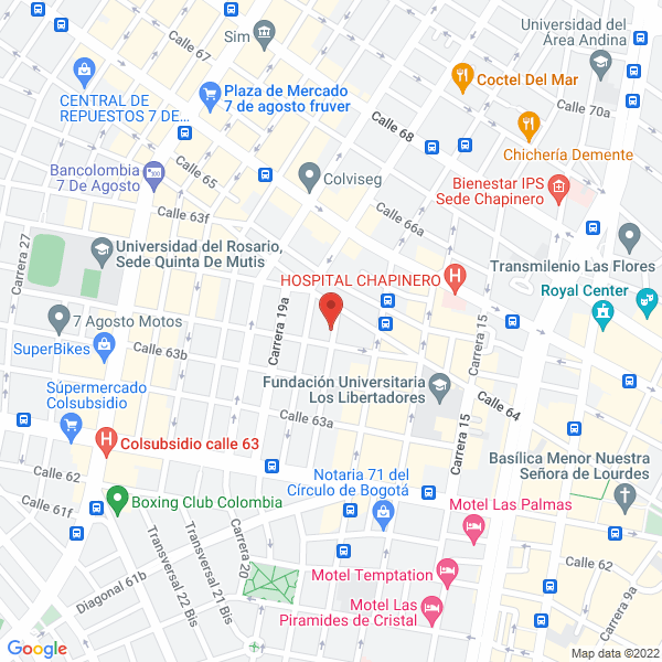 Mapa de Brio Seguridad Privada