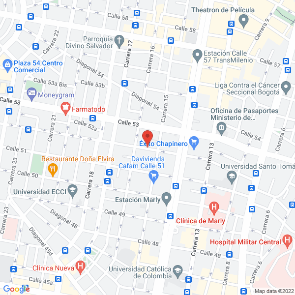 Mapa de Carnes De La 52