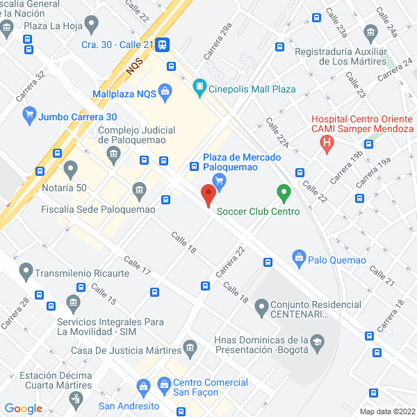 Mapa de Carvaplast Ltda.