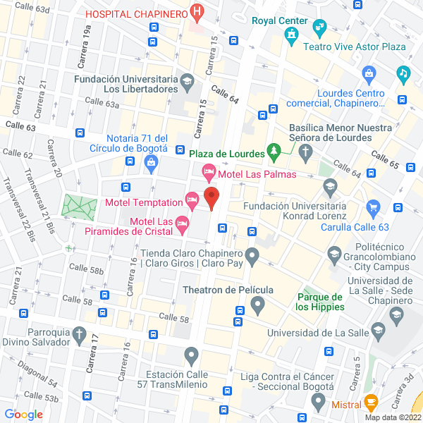 Mapa de Casa Colorux