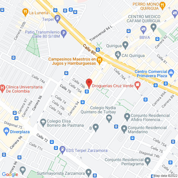 Mapa de Casa Comercial Esperanza