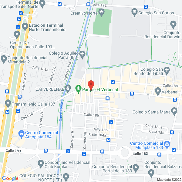 Mapa de Casa Comercial La Embajada