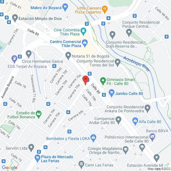 Mapa de Casa De Banquetes La Madrina