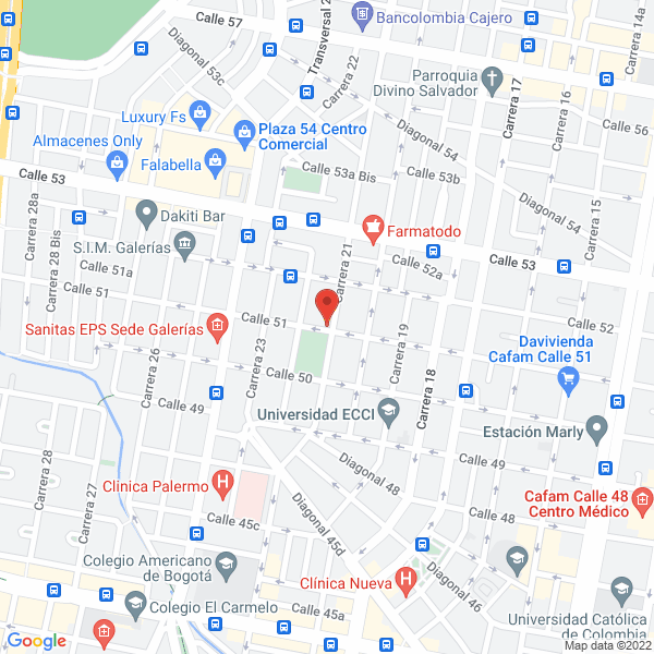 Mapa de Casa De Santa Marta