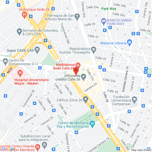 Mapa de Cafetería Las Tablitas