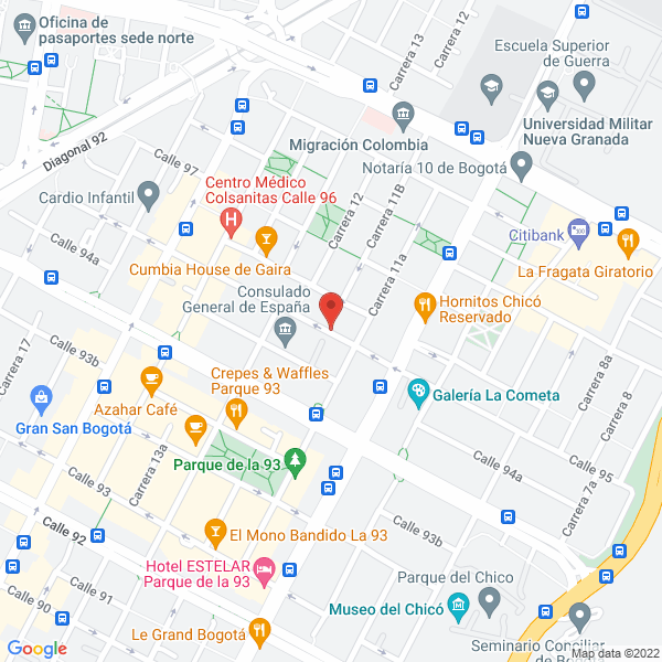 Mapa de Financial Ssets Co S.A