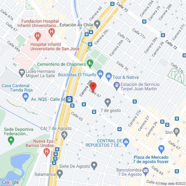 Mapa de Fit Comercial Ltda.