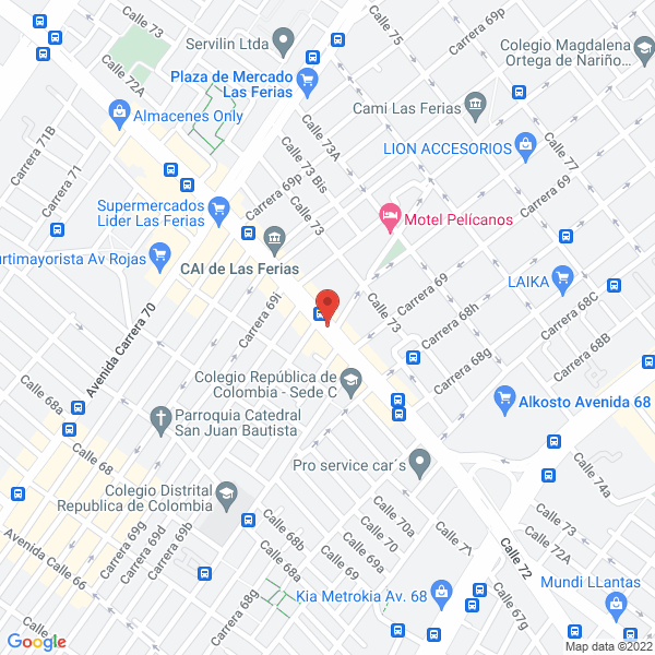 Mapa de Centro De Acopio De Microempresarios