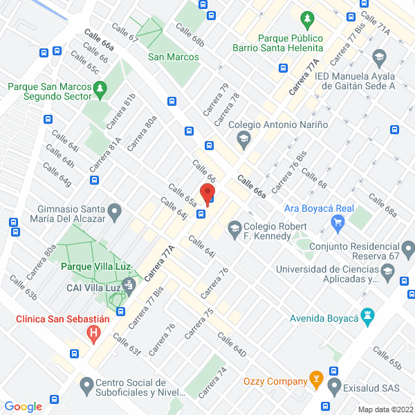 Mapa de Centro De Belleza Nubeluz