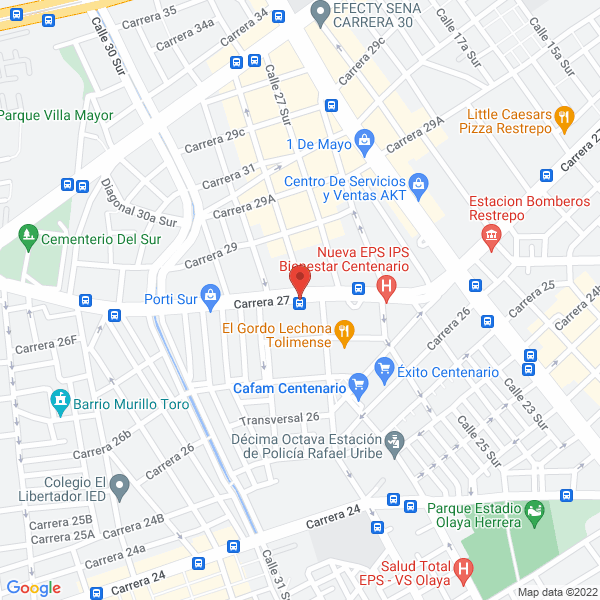Mapa de Flexpol Ltda