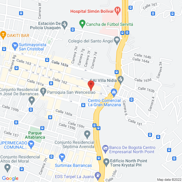 Mapa de Flippers Ltda En Liquidacion
