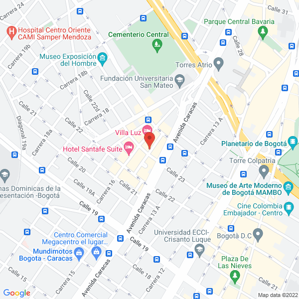 Mapa de Centro Cristiano