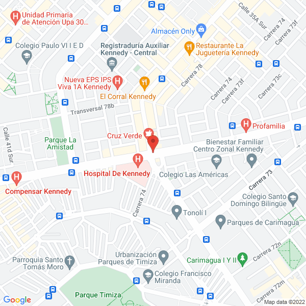 Mapa de Centro De Especialistas De Kennedy