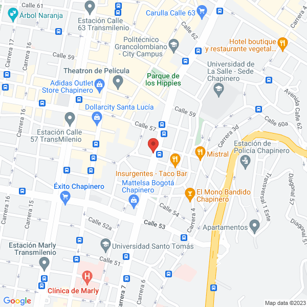 Mapa de Centro De Investigación Y Cooperación Para El Desarrollo Cideal