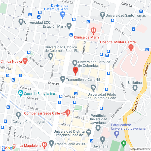 Mapa de Centro Médico Grumes