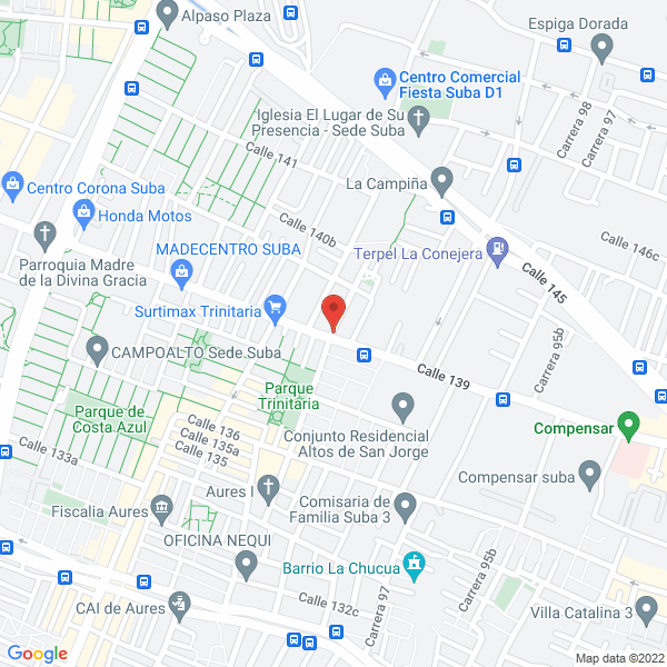 Mapa de Centro Médico Odontológico Jesús Nazareno De Suba