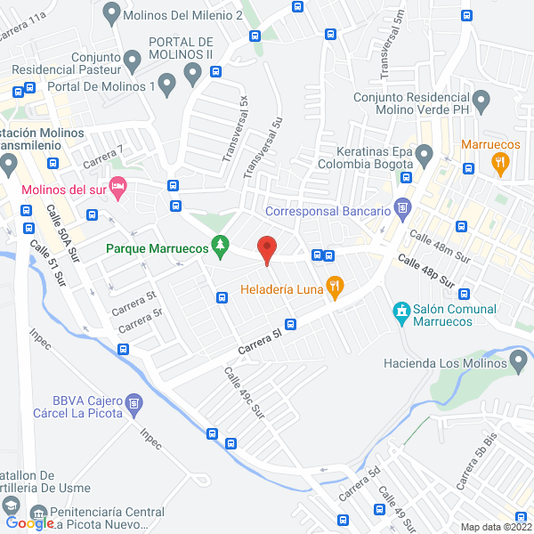 Mapa de Centro Médico Salud Integral