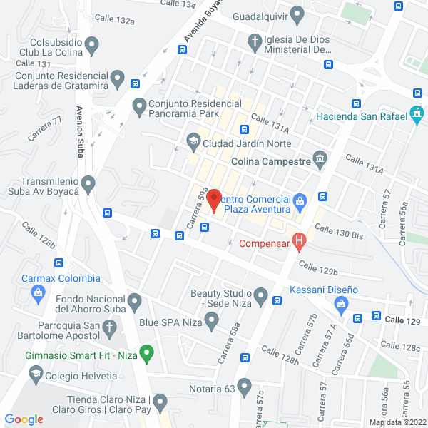 Mapa de Centro Técnico Jorge Ordóñez-Sena