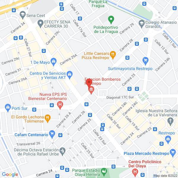 Mapa de Funeraria Buenaventura Díaz