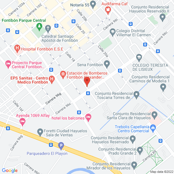 Mapa de G Y C Distriservicio Ltda.